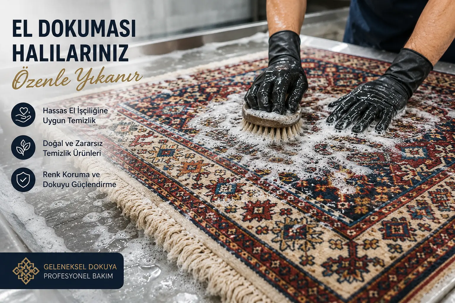 El Dokuması Halı Yıkama